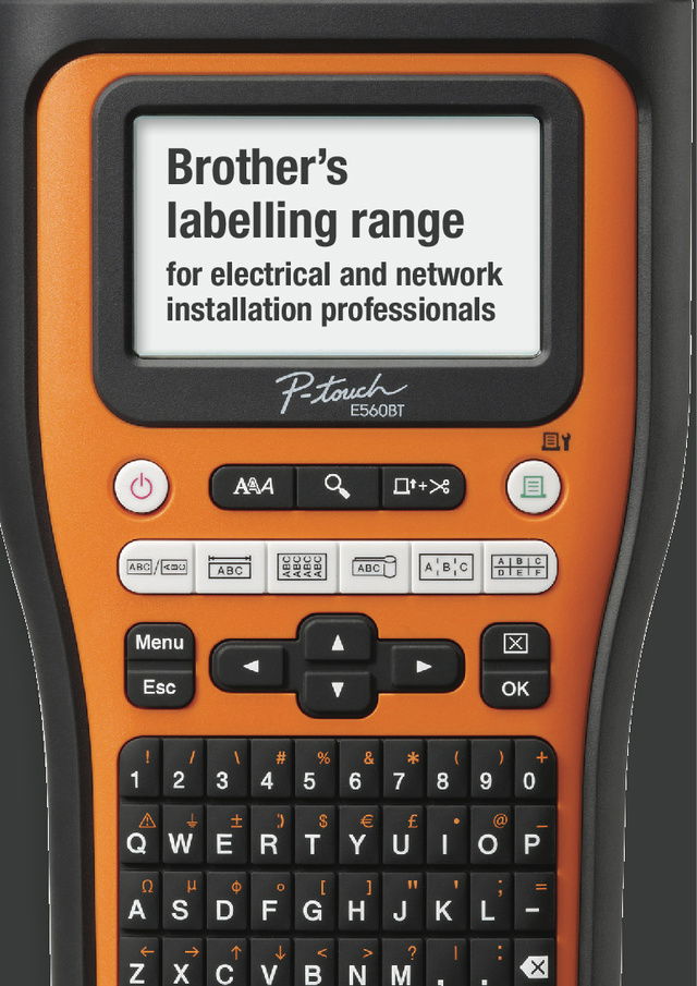 Brother PT-E labelling range: Wiring compliant labels for electricians