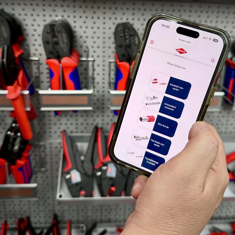 KNIPEX takes the guesswork out of crimping New Digital Product Assistant