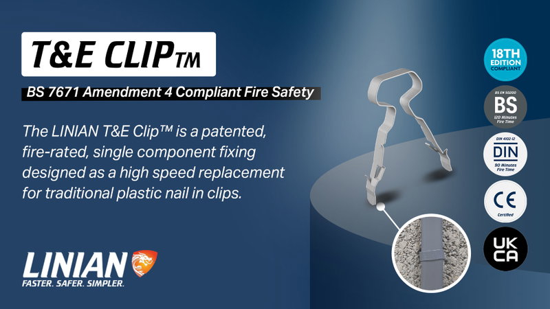 Staying compliant with BS7671 Wiring Regulations using Twin & Earth Clips