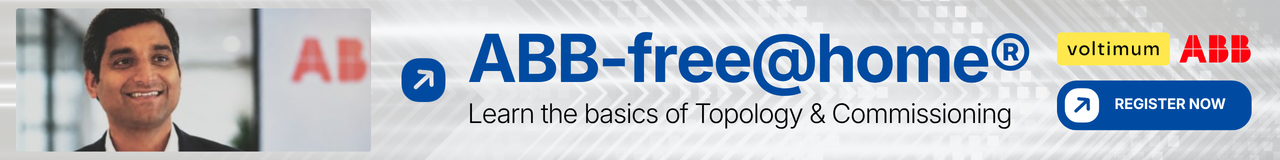 ABB: Webinar (1) "ABB-free@home®: Learn the basics of Topology & Commissioning"