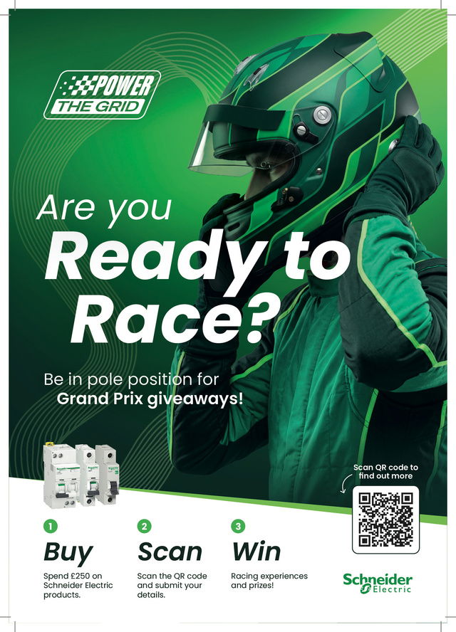 Be in pole position for amazing grand prix giveaways with Schneider!