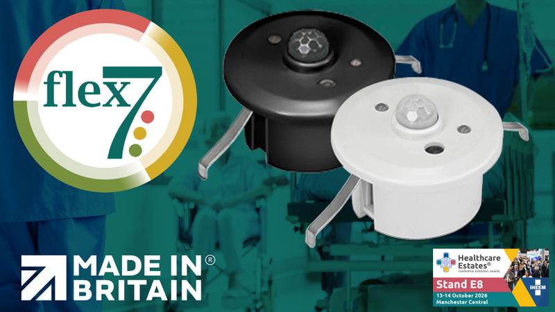 Flex7 at Healthcare Estates: Hospital lighting control & MESH7 Wireless (Stand E8)