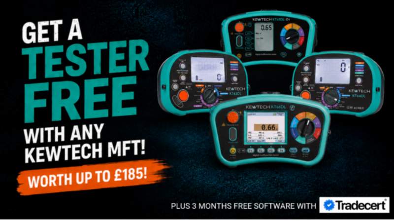 ITS BACK: Upgrade your tool bag with a new MFT and claim a free tester worth up to £185!