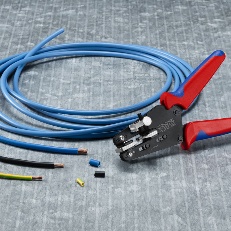 Precision stripping for larger PVC-insulated cables: The new KNIPEX Precision Insulation Stripper