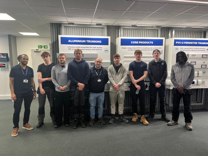 Future electricians discover British manufacturing at Marshall-Tufflex