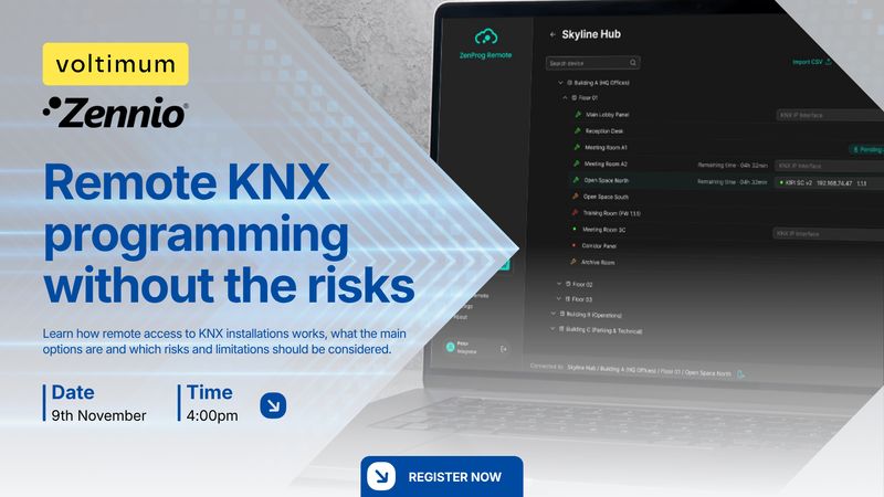 Remote KNX Programming: How you can save site visits without exposing your installation